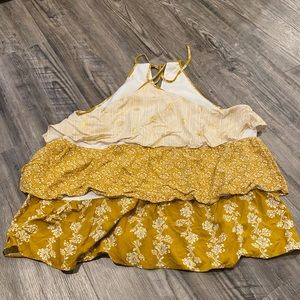 Lauren Conrad Halter ruffle tank XL